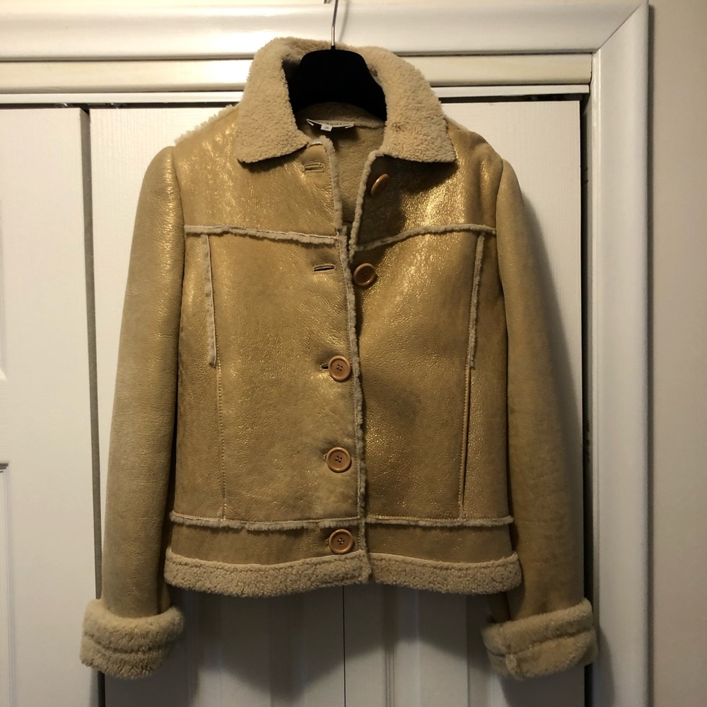 Girls Simonetta Shearling Jacket Size: 12